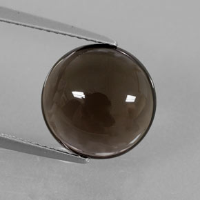 Cuarzo ahumado marrón natural de 6,24 ct, transparente, transparente / translúcido