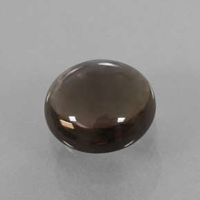 Cuarzo ahumado marrón natural de 6,24 ct, transparente, transparente / translúcido