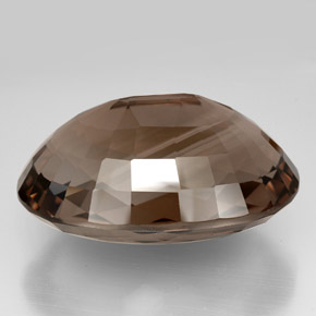 Cuarzo ahumado marrón natural de 194,90 ct, corte óvalo, IF