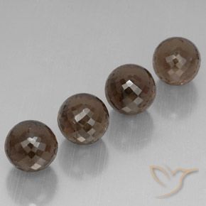 27.23ctw Natural Chocolate Brown  cuarzo ahumado, Esfera / Bola, VVS-VS
