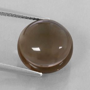 Cuarzo ahumado marrón natural de 8,18 ct, transparente, transparente / translúcido