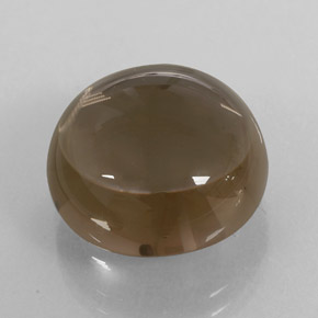 Cuarzo ahumado marrón natural de 14,58 ct, transparente, transparente / translúcido