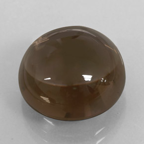 Cuarzo ahumado marrón natural de 13,93 ct, transparente, transparente / translúcido