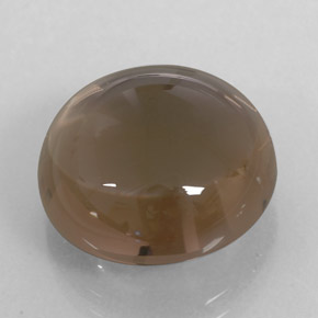 Cuarzo ahumado marrón natural de 13,12 ct, transparente, transparente / translúcido