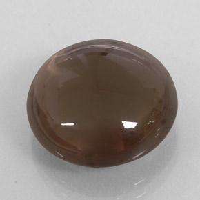Cuarzo ahumado marrón natural de 11,38 ct, transparente, transparente / translúcido