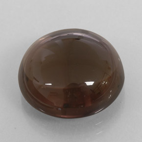 Cuarzo ahumado marrón natural de 10,96 ct, transparente, transparente / translúcido