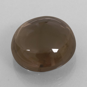 Cuarzo ahumado marrón natural de 12,05 ct, transparente, transparente / translúcido