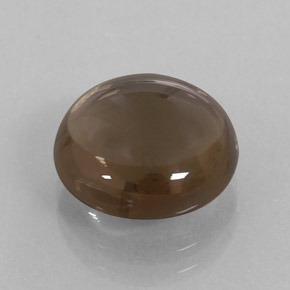 Cuarzo ahumado marrón natural de 5,65 ct, transparente, transparente / translúcido
