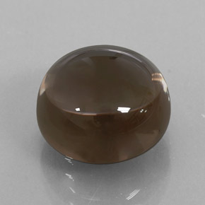 Cuarzo ahumado marrón natural de 8,96 ct, transparente, transparente / translúcido