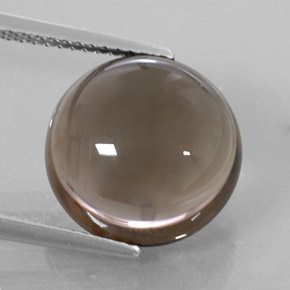Cuarzo ahumado marrón natural de 7,99 ct, transparente, transparente / translúcido