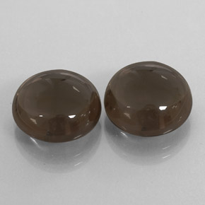 Gemas de cuarzo ahumado marrón natural de 16,27 ct, transparente, transparente / translúcido
