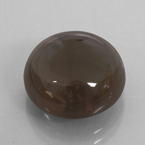 Cuarzo ahumado marrón natural de 9,00 ct, transparente, transparente / translúcido