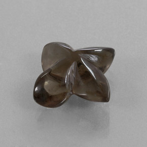 Cuarzo ahumado marrón natural de 6,20 ct, transparente, transparente / translúcido