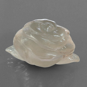 Cuarzo ahumado marrón natural de 41,66 ct, forma elegante, transparente