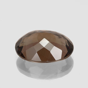 Cuarzo ahumado marrón natural de 16,30 ct, corte óvalo, VS