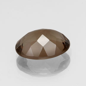 Cuarzo ahumado marrón natural de 8,00 ct, corte óvalo, VS