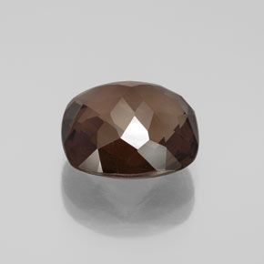 Cuarzo ahumado marrón natural de 6,12 ct, corte cojín, VS