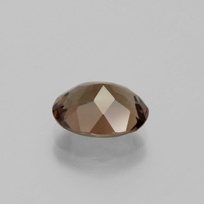 Cuarzo ahumado marrón natural de 2,30 ct, corte óvalo, VVS-VS