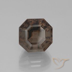 cuarzo ahumado Marrón sombra natural de 8.98 ct, Corte Octágono / Esmeralda, VVS
