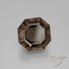 cuarzo ahumado Azul oscuro natural de 6.56 ct, Corte Octágono / Esmeralda, VS