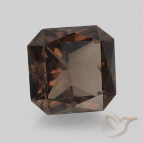 cuarzo ahumado Marrón canela intenso natural de 9.03 ct, Corte Octágono / Esmeralda, VVS