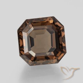 cuarzo ahumado Marrón nogal natural de 7.45 ct, Corte Octágono / Esmeralda, VVS