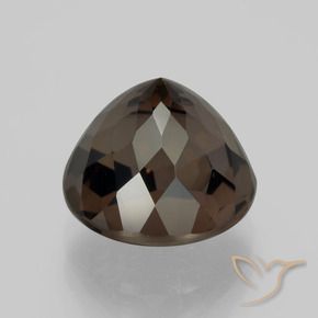 cuarzo ahumado Marrón natural de 5.78 ct, Redondo, VVS