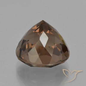 cuarzo ahumado Marrón medio natural de 6.63 ct, Redondo, VVS