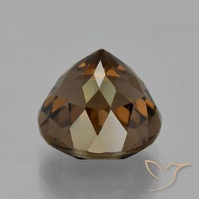 cuarzo ahumado Marrón medio natural de 6.02 ct, Redondo, VVS
