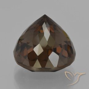cuarzo ahumado Azul oscuro natural de 10.14 ct, Redondo, VVS