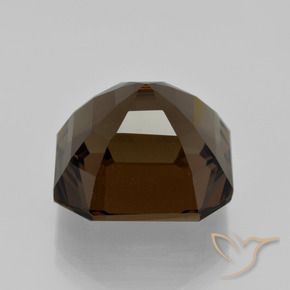cuarzo ahumado Marrón nogal natural de 12.10 ct, Corte Octágono / Esmeralda, VVS
