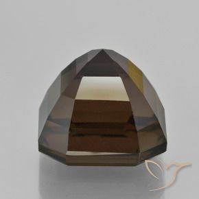 cuarzo ahumado Marrón sombra natural de 16.10 ct, Corte Octágono / Esmeralda, VVS
