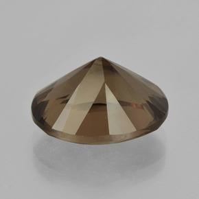 Cuarzo ahumado marrón natural de 7,17 ct, corte óvalo, VVS
