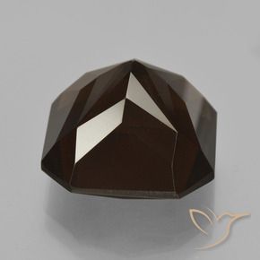 cuarzo ahumado Marrón chocolate intenso natural de 12.51 ct, Corte Octágono / Esmeralda, VVS