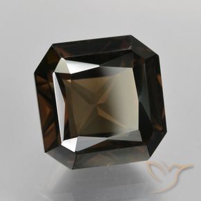 cuarzo ahumado Azul oscuro natural de 6.35 ct, Corte Octágono / Esmeralda, VVS