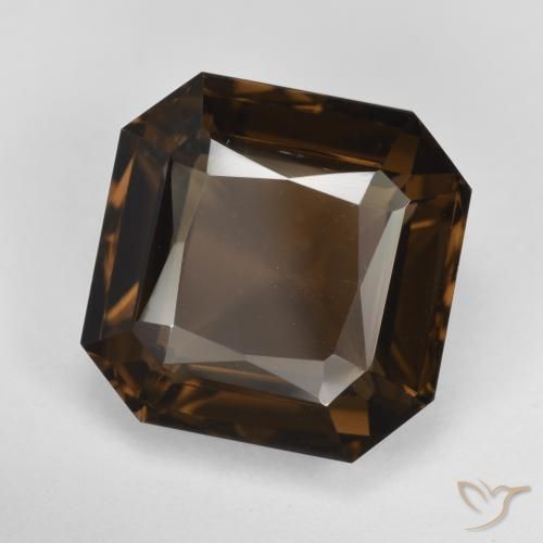 cuarzo ahumado Marrón natural de 7.41 ct, Corte Octágono / Esmeralda, VS
