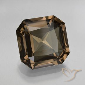 cuarzo ahumado Marrón sombra natural de 8.22 ct, Corte Octágono / Esmeralda, VVS