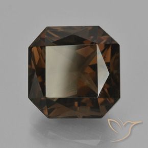 cuarzo ahumado Marrón medio natural de 8.37 ct, Corte Octágono / Esmeralda, VVS