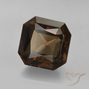 cuarzo ahumado Marrón sombra natural de 6.35 ct, Corte Octágono / Esmeralda, VVS