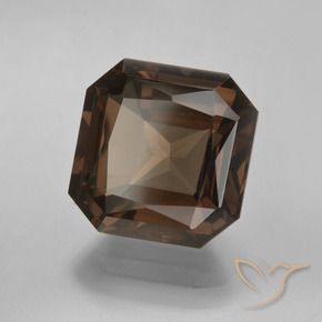 cuarzo ahumado Marrón sombra natural de 6.20 ct, Corte Octágono / Esmeralda, VVS