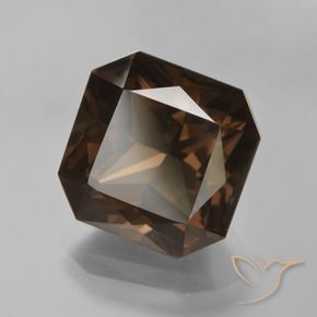 cuarzo ahumado Marrón medio natural de 7.15 ct, Corte Octágono / Esmeralda, VVS