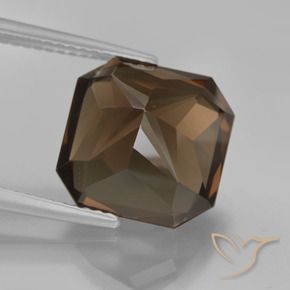 cuarzo ahumado Marrón medio natural de 7.15 ct, Corte Octágono / Esmeralda, VVS
