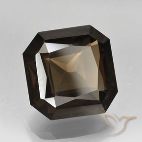 cuarzo ahumado Marrón sombra natural de 7.63 ct, Corte Octágono / Esmeralda, VVS-VS