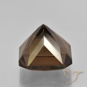 cuarzo ahumado Marrón nogal natural de 10.01 ct, Corte Octágono / Esmeralda, VVS