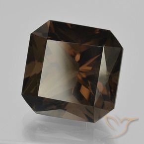 cuarzo ahumado Marrón sombra natural de 10.15 ct, Corte Octágono / Esmeralda, VVS-VS