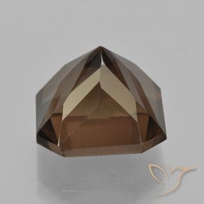 cuarzo ahumado Marrón rojizo natural de 11.09 ct, Corte Octágono / Esmeralda, VVS