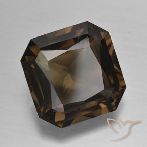 cuarzo ahumado Marrón medio natural de 11.64 ct, Corte Octágono / Esmeralda, VVS-VS