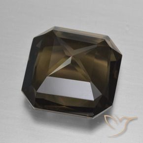 cuarzo ahumado Marrón medio natural de 11.64 ct, Corte Octágono / Esmeralda, VVS-VS
