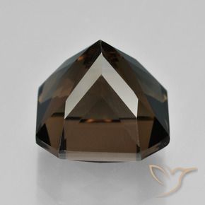 cuarzo ahumado Marrón chocolate natural de 12.53 ct, Corte Octágono / Esmeralda, VVS