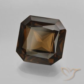 cuarzo ahumado Marrón sombra natural de 7.63 ct, Corte Octágono / Esmeralda, VVS